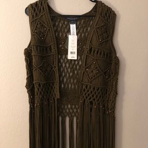 NWT French Connection Tigerlily Knot Waistcoat